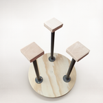 Triple handstand canes with circular base - Thumbnail 2