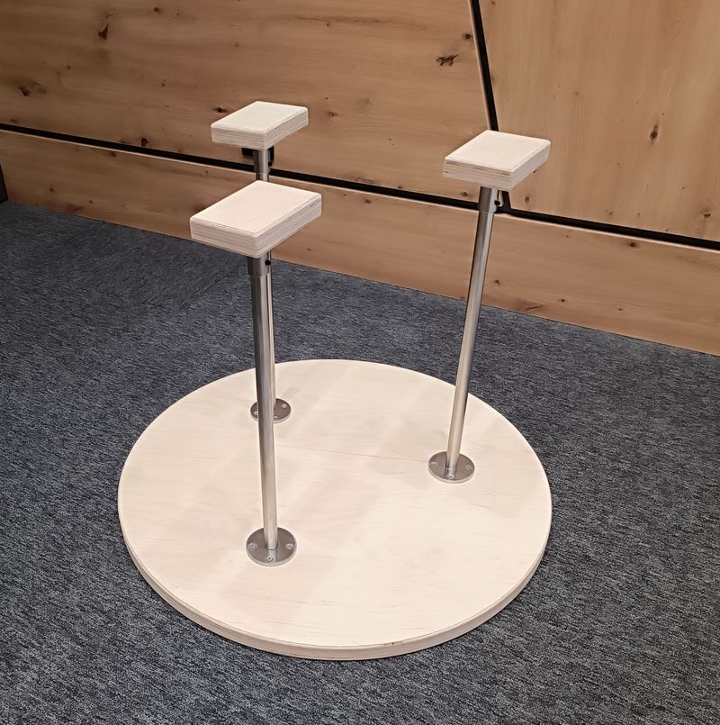 Advanced triple handstand canes with circular base - Image 2
