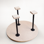 Triple handstand canes XL with large circular base - Thumbnail 2