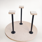 Triple handstand canes XL with large circular base - Thumbnail 1