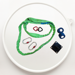 Aerial Lyra with 1 point - white color - with full Accessories Set - Thumbnail 2